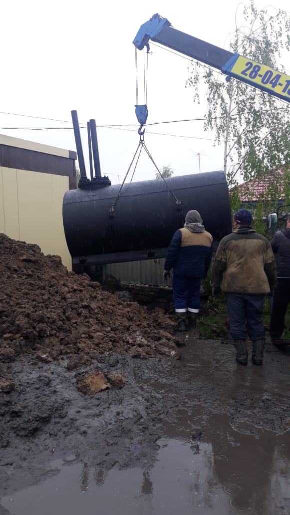 Монтаж колодцев и выгребных ям